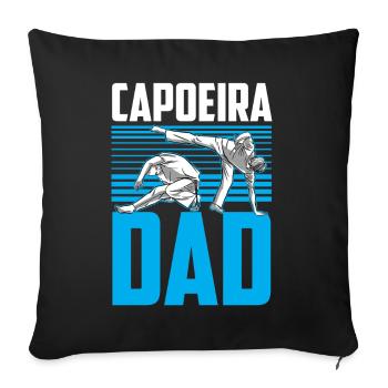 Capoeira Father Hobby Martial Arts Brazilian - Sofa pillowcase 17,3'' x 17,3'' (45 x 45 cm) - black - Front