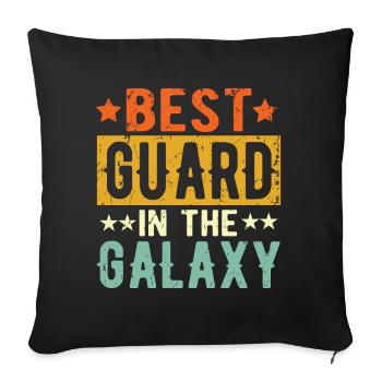 Best Security Guard ever Security Guard Gift - Sofa pillowcase 17,3'' x 17,3'' (45 x 45 cm) - black - Front