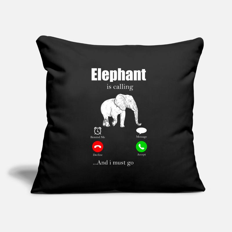 Elephant Elephant Elephant Proboscis Zoo Circus Sofa pillowcase 17,3'' x 17,3'' (45 x 45 cm)