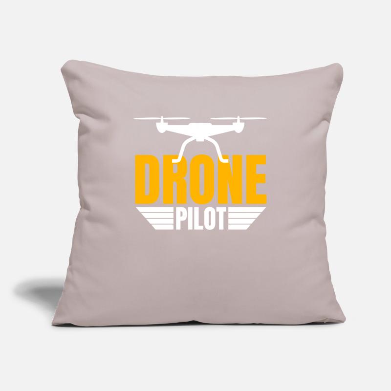 Drone Drone Pilot Drone Operator Quadcopter Sofa pillowcase 17,3'' x 17,3'' (45 x 45 cm)