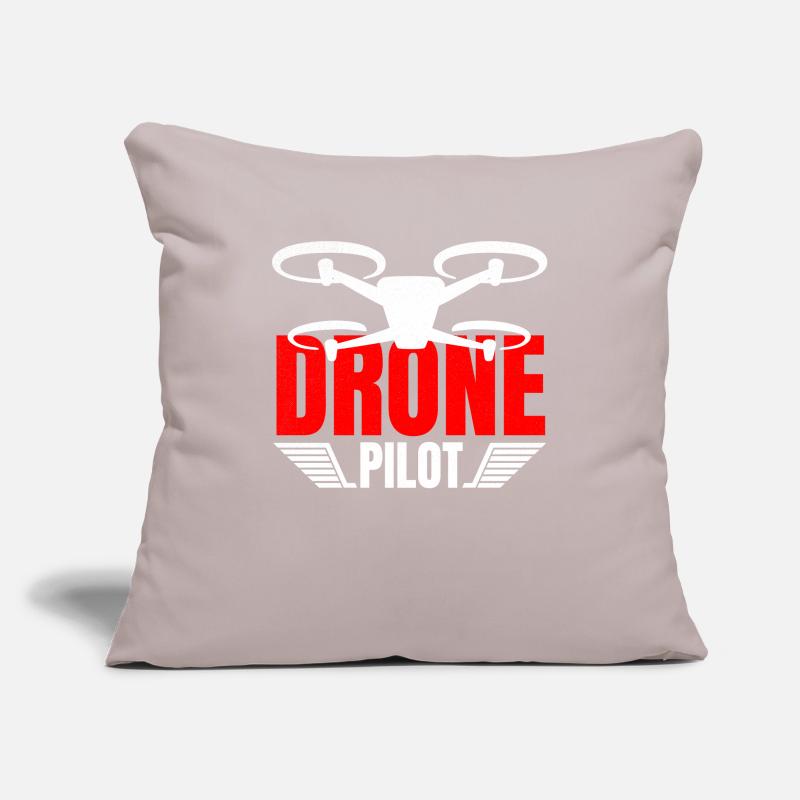 Drone Drone Pilot Drone Operator Quadcopter Sofa pillowcase 17,3'' x 17,3'' (45 x 45 cm)