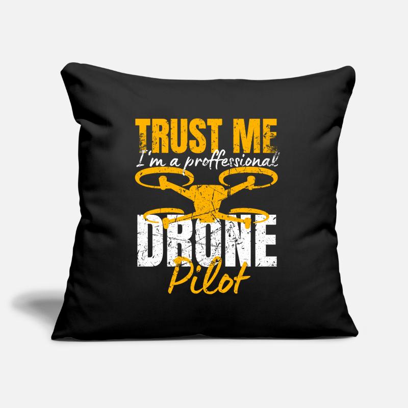 Drone Drone Pilot Drone Operator Quadcopter Sofa pillowcase 17,3'' x 17,3'' (45 x 45 cm)