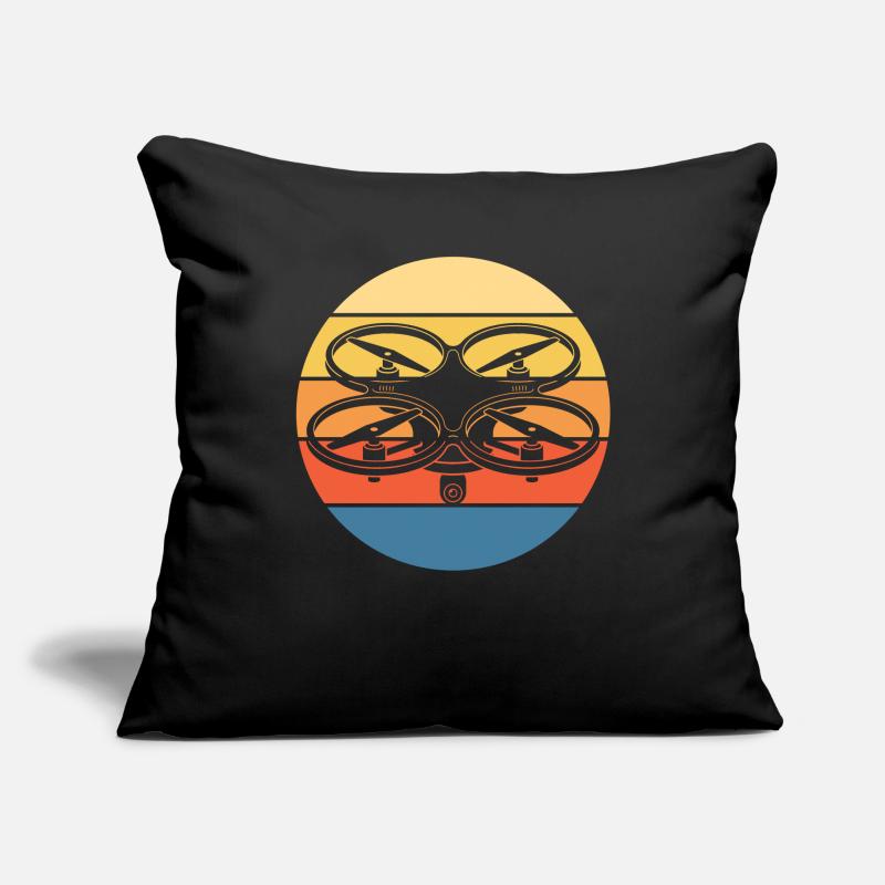 Drone Drone Pilot Drone Operator Quadcopter Sofa pillowcase 17,3'' x 17,3'' (45 x 45 cm)
