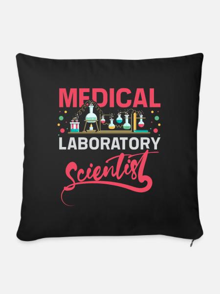 Medical laboratory sientist - Sofakissenbezug 45 x 45 cm - Schwarz
