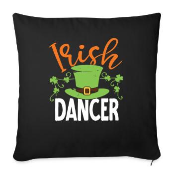 Irish Dancer Ireland Gaelic Irish Irish - Sofa pillowcase 17,3'' x 17,3'' (45 x 45 cm) - black - Front