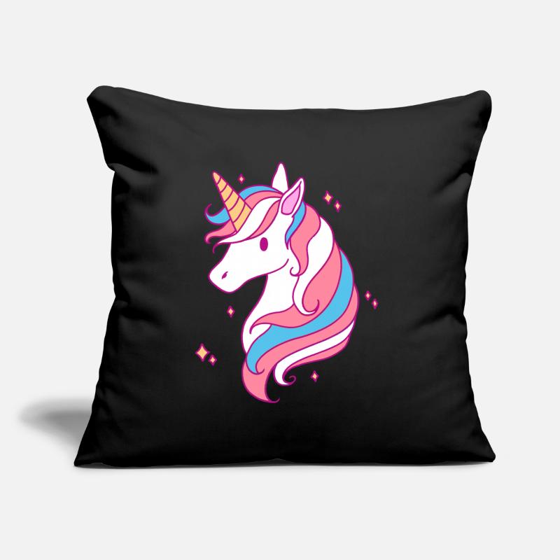 Trans Pride Einhorn LGBT-Trans-Alliierter Sofakissenbezug 45 x 45 cm