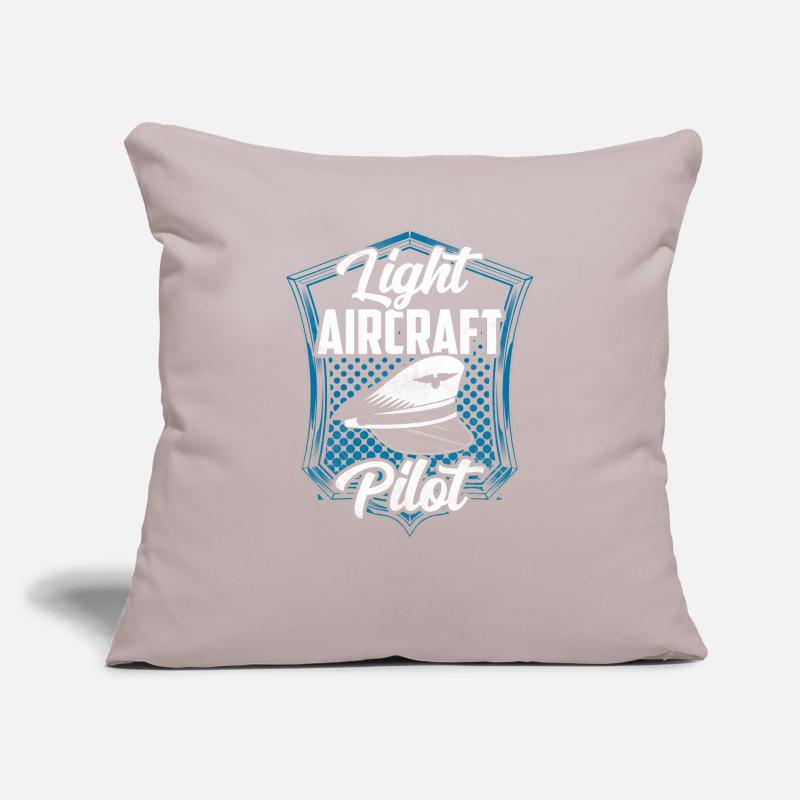 Pilot Eines Leichtflugzeugs Kleinflugzeug Jet Sofakissenbezug 45 x 45 cm
