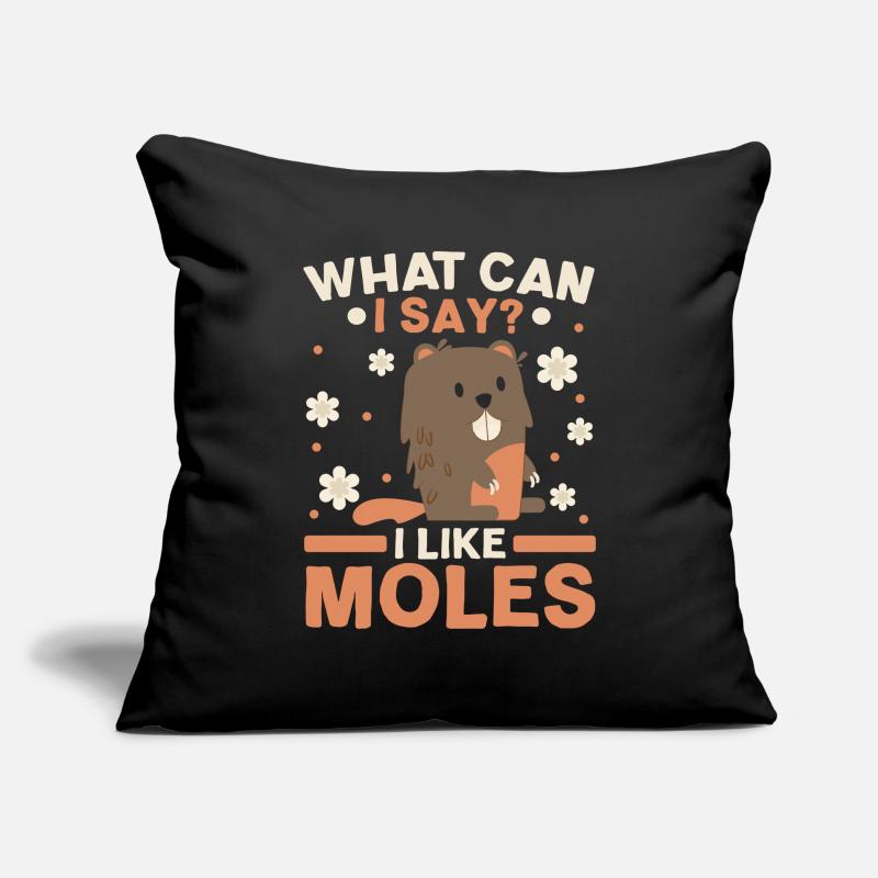 I really like moles animal mole whisperer Sofa pillowcase 17,3'' x 17,3'' (45 x 45 cm)
