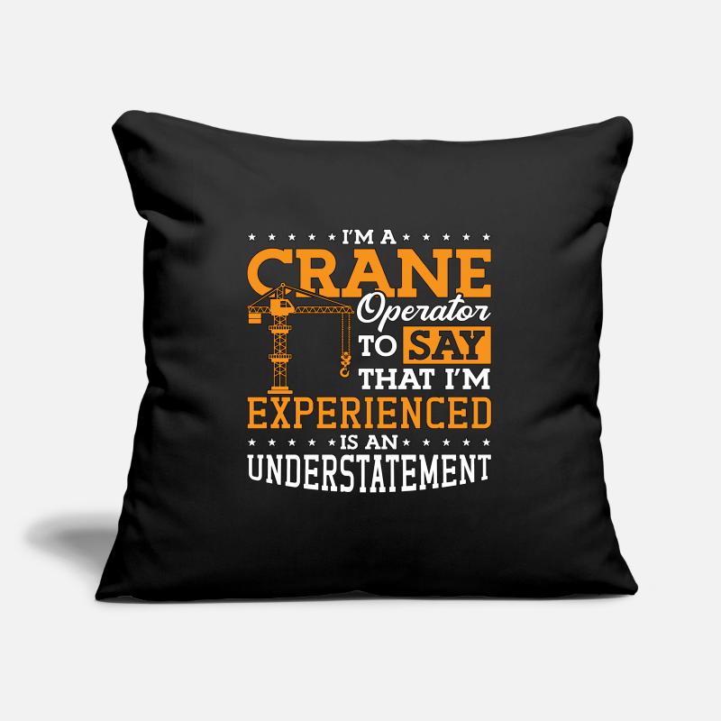 Kranführer Bauarbeiter Kran Kranfahrer Geschenk Sofakissenbezug 45 x 45 cm