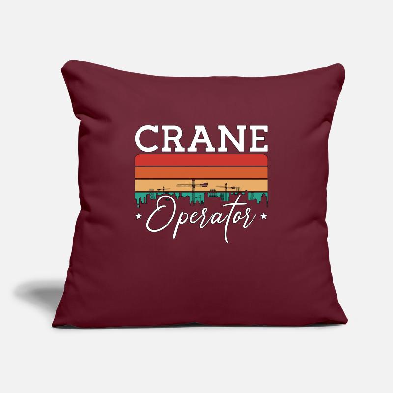 Crane Operator Construction Worker Work Crane Driver Gift Sofa pillowcase 17,3'' x 17,3'' (45 x 45 cm)