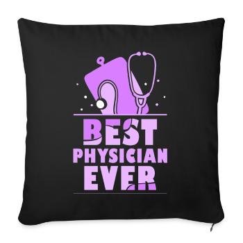 The Best Doctor of All Time Doctor Medical Profession - Sofa pillowcase 17,3'' x 17,3'' (45 x 45 cm) - black - Front