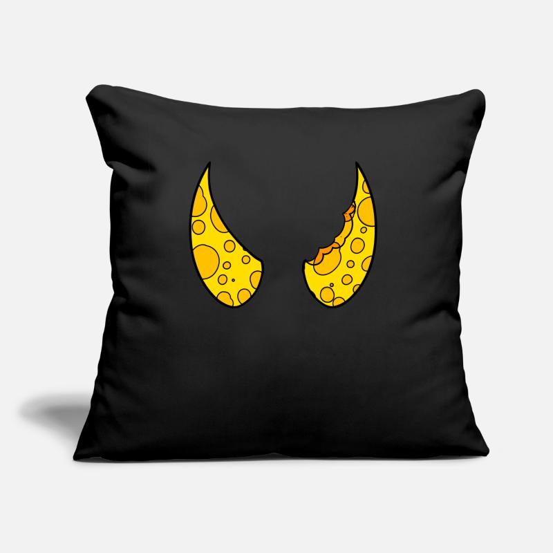 Cornes du diable Cornes en fromage Housse de coussin décorative 45 x 45 cm