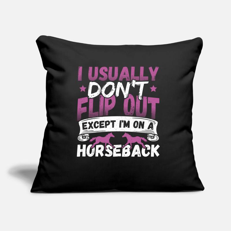 Conception de chevaux de voûte pour un cheval de voûte Housse de coussin décorative 45 x 45 cm