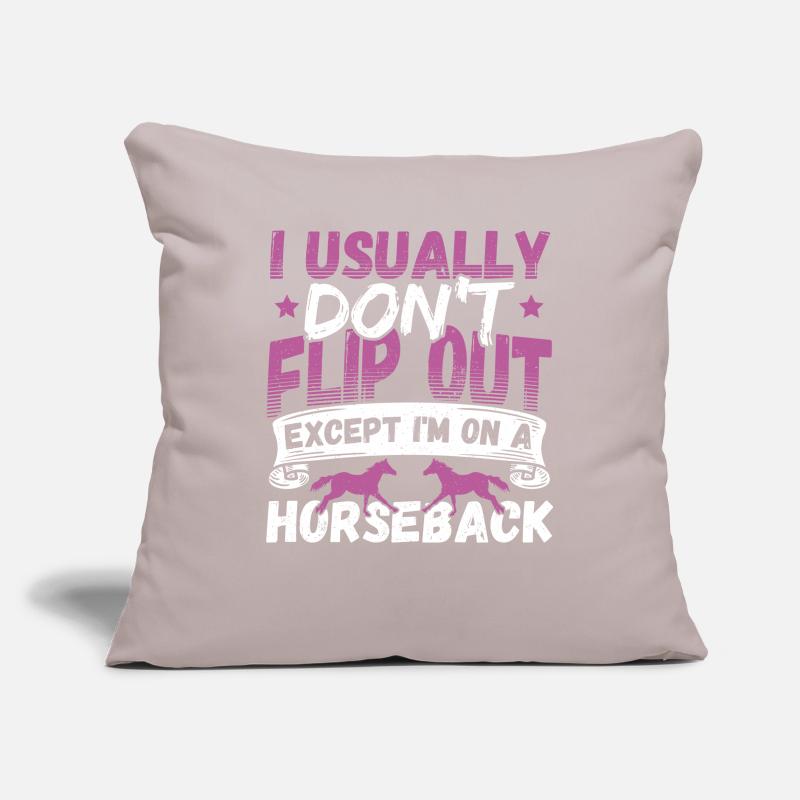 Conception de chevaux de voûte pour un cheval de voûte Housse de coussin décorative 45 x 45 cm