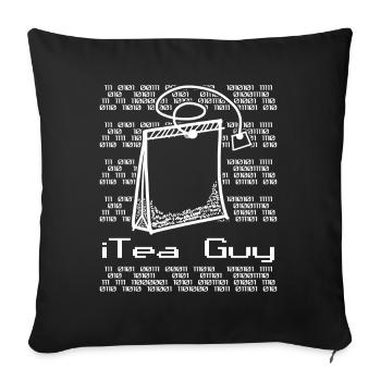 Informatik Vintage IT specialist Nerd - Sofa pillowcase 17,3'' x 17,3'' (45 x 45 cm) - black - Front