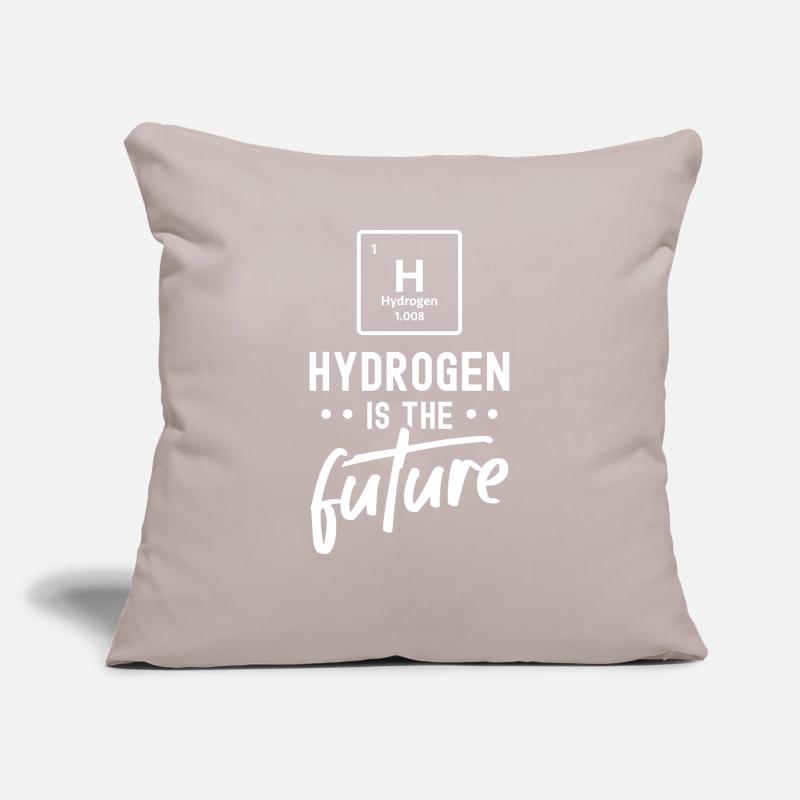 Hydrogen is the future Hydrogen Element Sofa pillowcase 17,3'' x 17,3'' (45 x 45 cm)