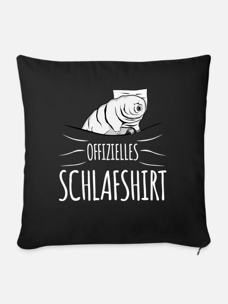 Tardigrade Schlafshirt Tardigrades - Sofakissenbezug 45 x 45 cm - Schwarz