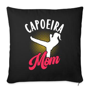 Capoeira Mother Hobby Brazilian Martial Arts - Sofa pillowcase 17,3'' x 17,3'' (45 x 45 cm) - black - Front