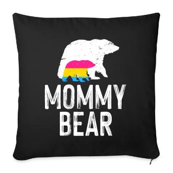 LGBT Rainbow Gay Pride Homo Lesbian Gay - Sofa pillowcase 17,3'' x 17,3'' (45 x 45 cm) - black - Front