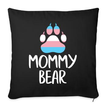 LGBT Rainbow Gay Pride Homo Lesbian Gay - Sofa pillowcase 17,3'' x 17,3'' (45 x 45 cm) - black - Front