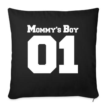 Partner Look Couple Partner Couple Couple Family - Sofa pillowcase 17,3'' x 17,3'' (45 x 45 cm) - black - Front