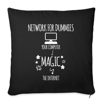 Computer Scientist Computer Science Programmer Nerd Geek - Sofa pillowcase 17,3'' x 17,3'' (45 x 45 cm) - black - Front