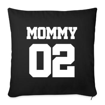Partner Look Couple Partner Couple Couple Family - Sofa pillowcase 17,3'' x 17,3'' (45 x 45 cm) - black - Front