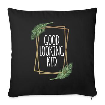 Partner Look Couple Partner Couple Couple Family - Sofa pillowcase 17,3'' x 17,3'' (45 x 45 cm) - black - Front