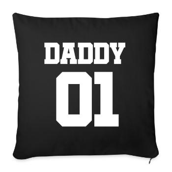 Partner Look Couple Partner Couple Couple Family - Sofa pillowcase 17,3'' x 17,3'' (45 x 45 cm) - black - Front