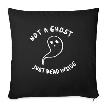 Halloween Ghost Ghost Ghost Spirit Boo Costume - Sofa pillowcase 17,3'' x 17,3'' (45 x 45 cm) - black - Front