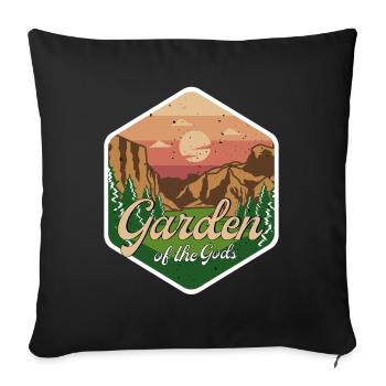 Colorado National Park Garden of the Gods Naturliebh - Sofa pillowcase 17,3'' x 17,3'' (45 x 45 cm) - black - Front