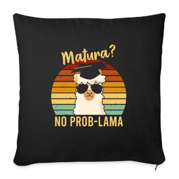Matura No Problama 2022 Abschluss Schulabschluss - Sofakissenbezug 45 x 45 cm - Schwarz - Vorne