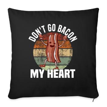JGA Mariage Mariage Jungesellenabschied Party - Housse de coussin décorative 45 x 45 cm - noir - Devant
