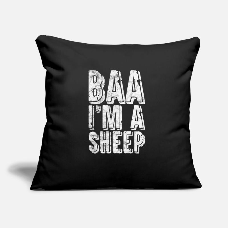 Moutons Élevage Élevage Mouton Chèvre Cadeau Housse de coussin décorative 45 x 45 cm