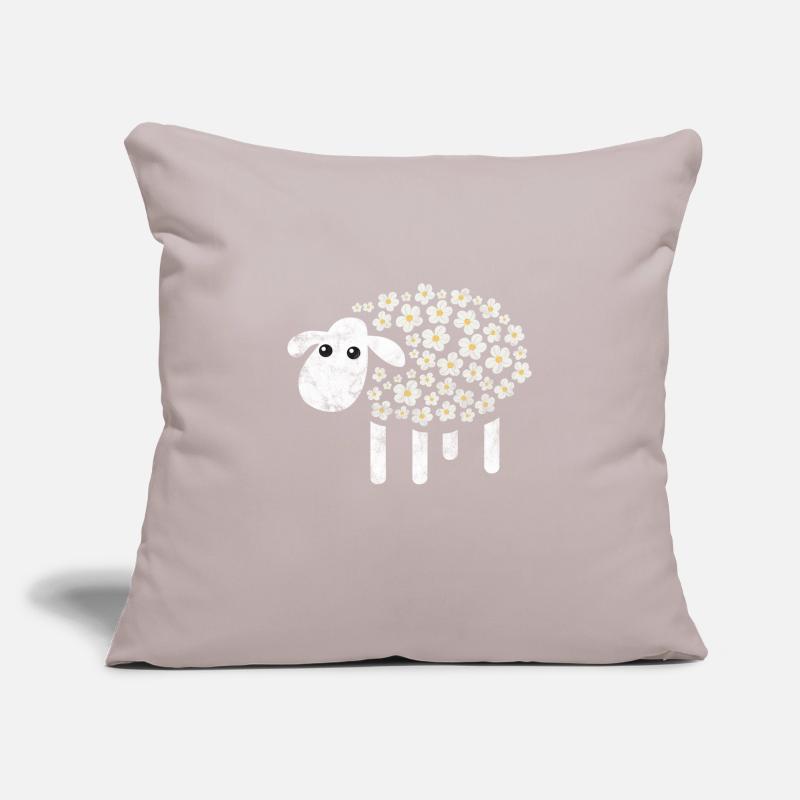 Moutons Élevage Élevage Mouton Chèvre Cadeau Housse de coussin décorative 45 x 45 cm