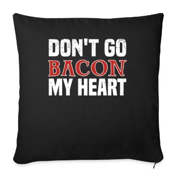 JGA Mariage Mariage Jungesellenabschied Party - Housse de coussin décorative 45 x 45 cm - noir - Devant