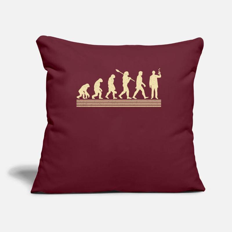 Évolution du technicien de laboratoire clinique Housse de coussin décorative 45 x 45 cm