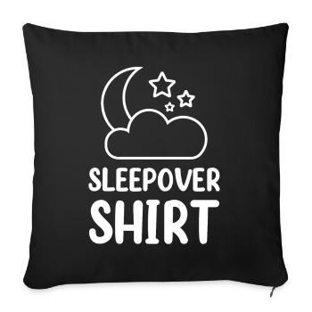 Soirée pyjama Shirt Party Nuitée - Housse de coussin décorative 45 x 45 cm - noir - Devant