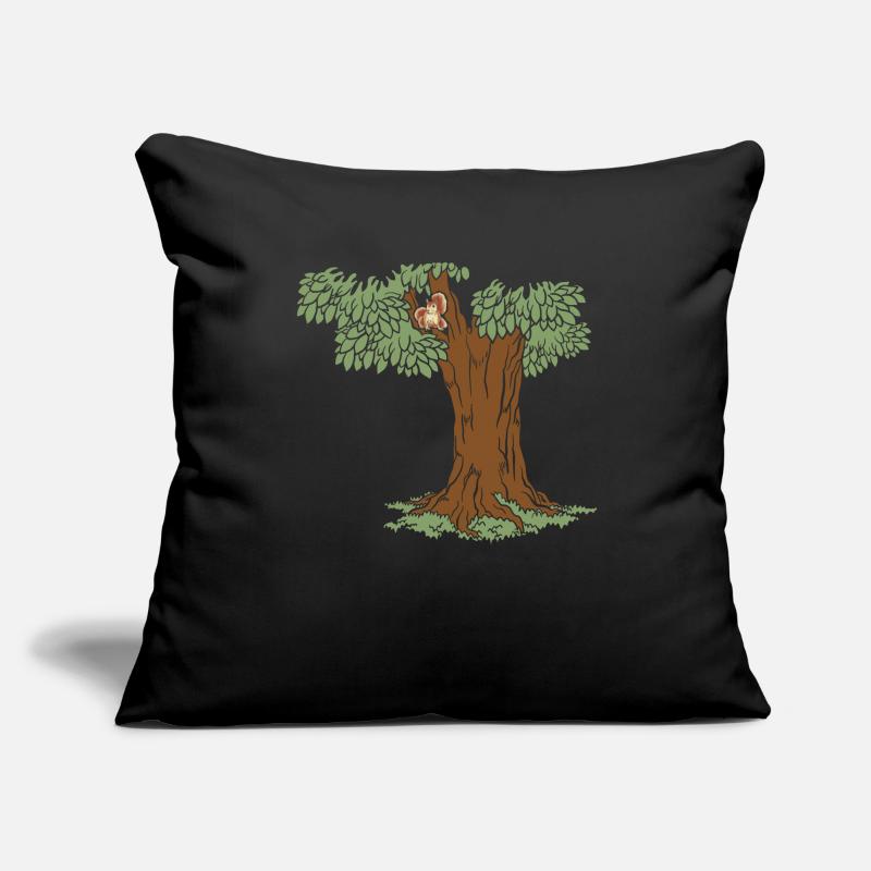Squirrel Tree Squirrel Lover Sofa pillowcase 17,3'' x 17,3'' (45 x 45 cm)