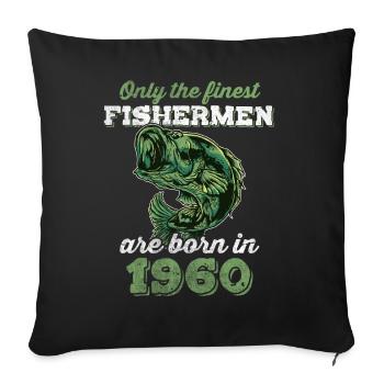Legendary 62 years old gift for his 62nd birthday - Sofa pillowcase 17,3'' x 17,3'' (45 x 45 cm) - black - Front
