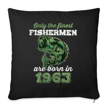 Legendary 59 years old gift for the 59th birthday - Sofa pillowcase 17,3'' x 17,3'' (45 x 45 cm) - black - Front