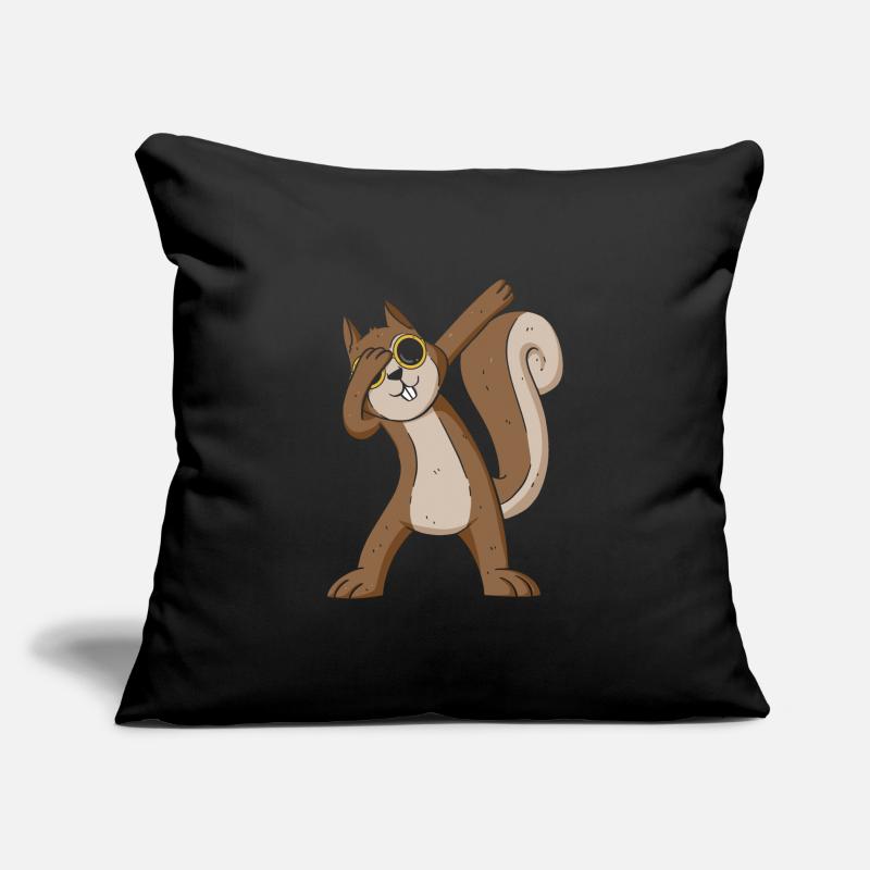Squirrel, cool squirrel with Sofa pillowcase 17,3'' x 17,3'' (45 x 45 cm)
