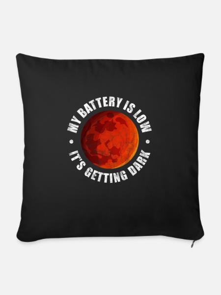 Mars - Sofakissenbezug 45 x 45 cm - Schwarz