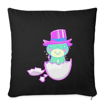 Baby Birth Pregnancy Fantasy EggShell - Sofa pillowcase 17,3'' x 17,3'' (45 x 45 cm) - black - Front