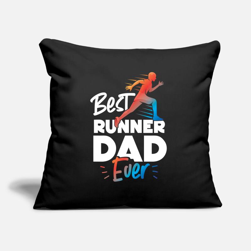 Running Runner Half Marathon Dad Sofa pillowcase 17,3'' x 17,3'' (45 x 45 cm)
