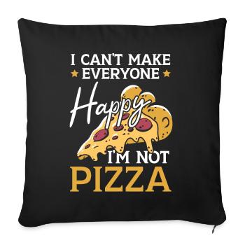 Je ne peux pas rendre tout le monde heureux, je ne suis pas - Housse de coussin décorative 45 x 45 cm - noir - Devant