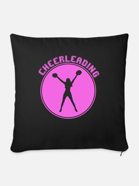 cheerleading - Sofakissenbezug 45 x 45 cm - Schwarz