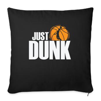 Juste Dunk Basketball America USA Fans - Housse de coussin décorative 45 x 45 cm - noir - Devant