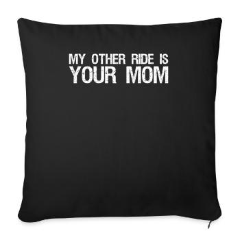 Muscel Car V8 Turbocharger Tuning Racing Car - Sofa pillowcase 17,3'' x 17,3'' (45 x 45 cm) - black - Front