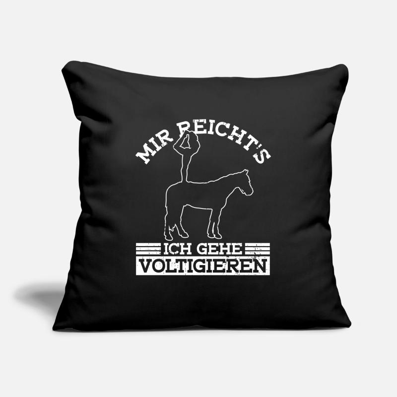 I've had enough I'll go vaulting - vaulting Sofa pillowcase 17,3'' x 17,3'' (45 x 45 cm)